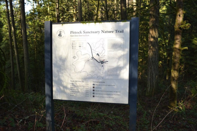 Map of the Pittock Sanctuary Nature Trail